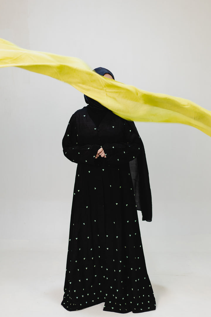 Black Evening Abaya