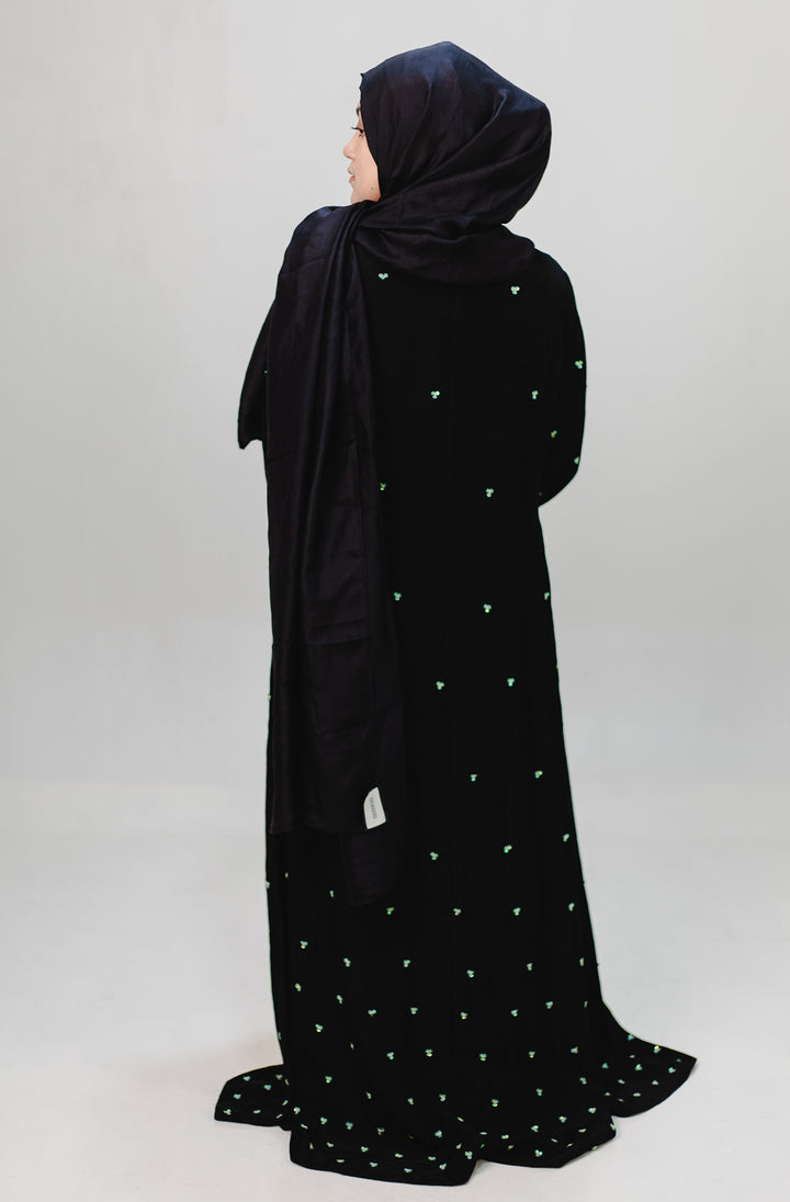 Black Evening Abaya